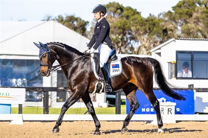 Maddison Cooke and Byalee Magic II. Image: One Eyed Frog Photography