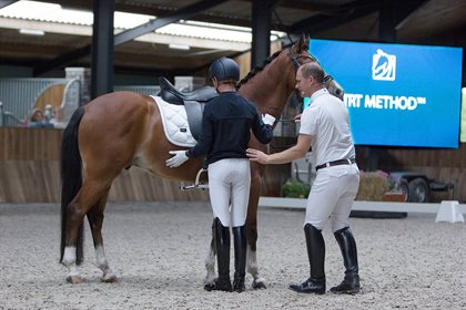 Tristan's TRT Method has a strong focus on ground work. © TRT Method