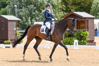 Sharon Jarvis and Furst Crusador (Jazz x Rhodimant). Image by Jess Photography.