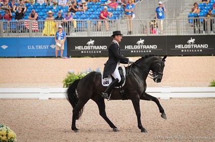 Brett Parbery and DP Weltmieser flying the Aussie flag - © Michelle Terlato