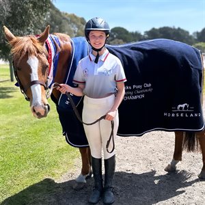 Chloe Wolsley & Kapeta Fantasy (Balnarring Pony Club)