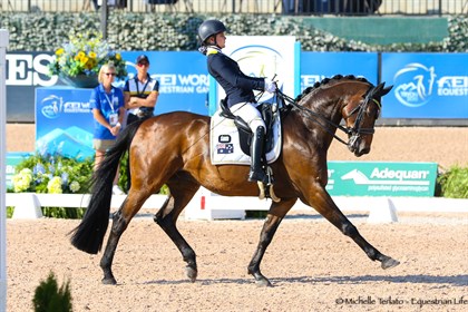 Emma Booth on Mogelvangs Zidane in total focus