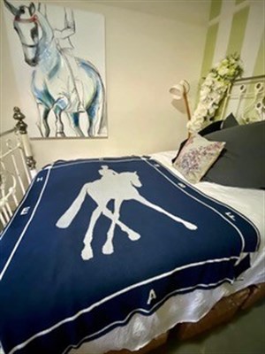 Exclusively Equine dressage throw