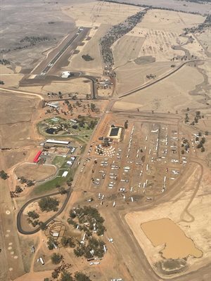 Juandah Plains from the air. Image by Ginette Snow