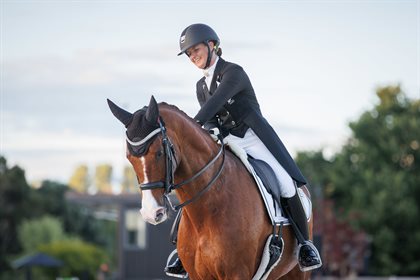 Tom McEwen rides Class Affair for the British team. © FEI/Libby Law Photography
