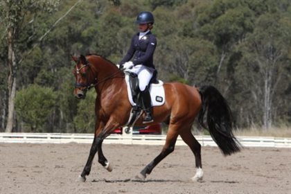 NSW Pony Elementary Champion, Reitlands Obama and Abby Weel. Image: Roger Fitzhardinge