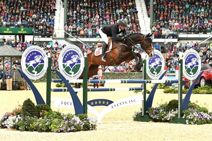 New Zealand's Tim Price and Xavier Faer flew over the show jumps to finish third. © Michelle Dunn Photo