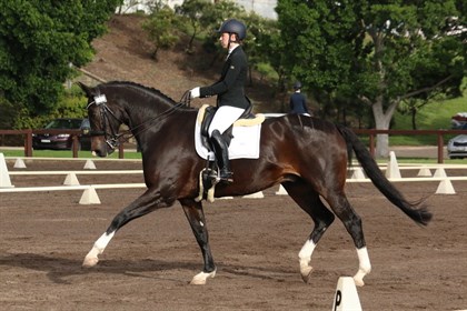 Para-Dressage athlete Zoe Vorenas and the stunning Neversfelde Kipling
