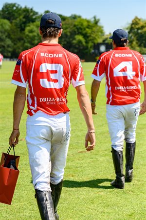 Scone Polo Club International is sponsored by iconic Aussie brand Driza-Bone. Image: Sarah Ebbett Photography/Scone Polo Club International