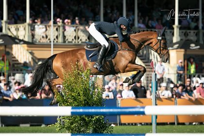 Sophia Hill and Humble Glory competed in the five-star at Adelaide, 2023. Image: Michelle Terlato Photography