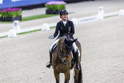 Jessica von Bredow-Werndl riding TSF Dalera BB. © FEI/Stefan Lafrentz
