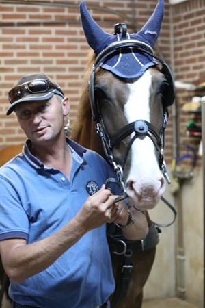 Tor Van Den Berge and one of the Gelderlanders.