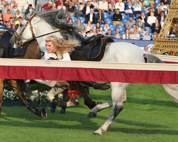 Trick riders wowed the crowd
