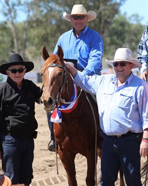 Troy Palmer and Wildcat, winners of the Maiden Draft. Image by Roger Fitzhardinge